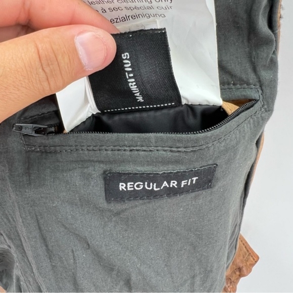 Mauritius, Women's Karyn Leather Jacket - Caramel. Size: 8 (US). NWT - Picture 9 of 10